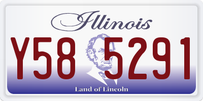 IL license plate Y585291