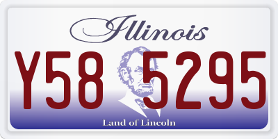 IL license plate Y585295
