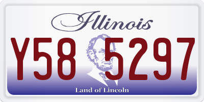 IL license plate Y585297