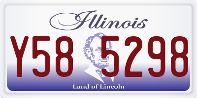 IL license plate Y585298