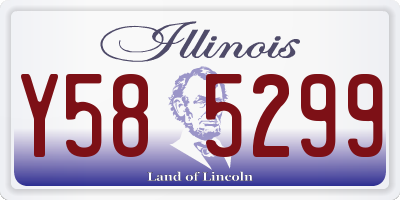 IL license plate Y585299