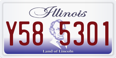 IL license plate Y585301