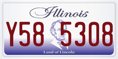 IL license plate Y585308