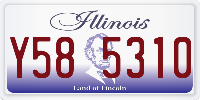 IL license plate Y585310
