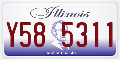 IL license plate Y585311