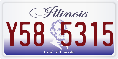 IL license plate Y585315