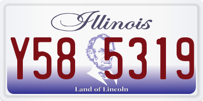 IL license plate Y585319