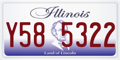 IL license plate Y585322