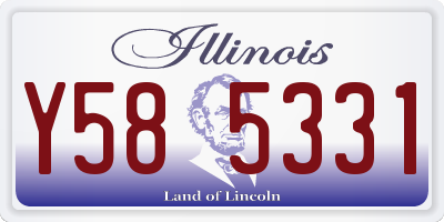 IL license plate Y585331