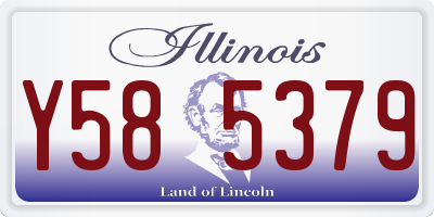 IL license plate Y585379