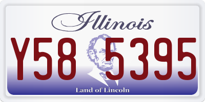 IL license plate Y585395