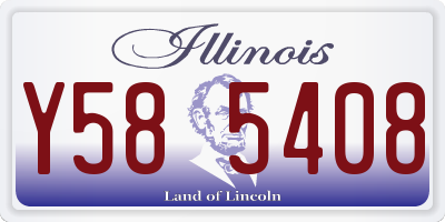 IL license plate Y585408