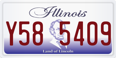 IL license plate Y585409