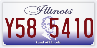 IL license plate Y585410