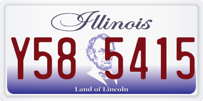 IL license plate Y585415