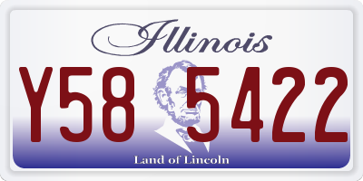 IL license plate Y585422