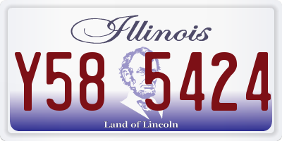 IL license plate Y585424