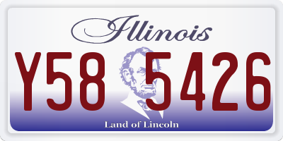 IL license plate Y585426