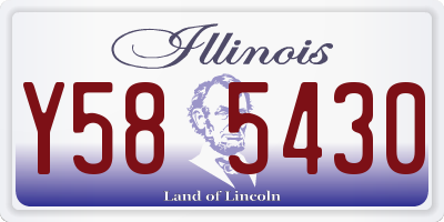 IL license plate Y585430