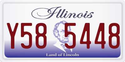 IL license plate Y585448
