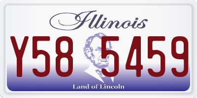 IL license plate Y585459