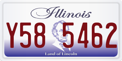 IL license plate Y585462