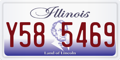 IL license plate Y585469