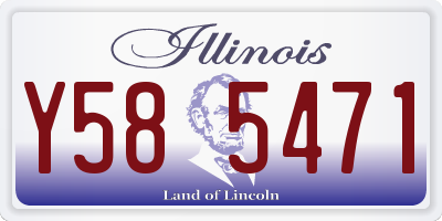 IL license plate Y585471