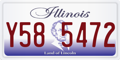 IL license plate Y585472