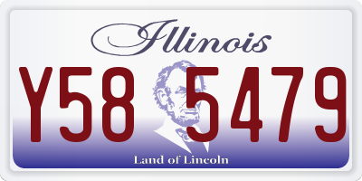 IL license plate Y585479