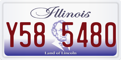 IL license plate Y585480