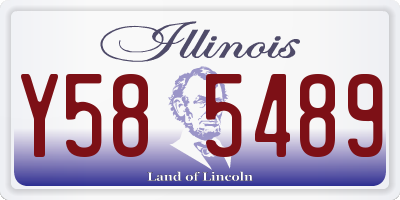 IL license plate Y585489