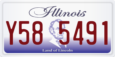 IL license plate Y585491