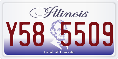IL license plate Y585509
