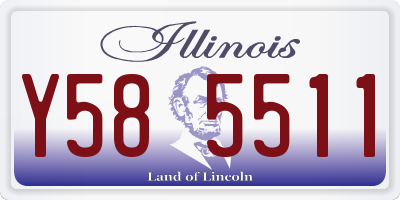 IL license plate Y585511