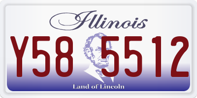 IL license plate Y585512