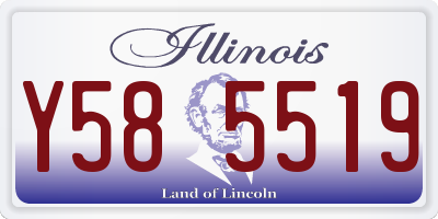 IL license plate Y585519
