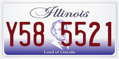 IL license plate Y585521