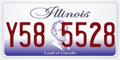 IL license plate Y585528