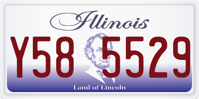 IL license plate Y585529