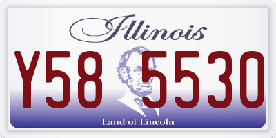 IL license plate Y585530