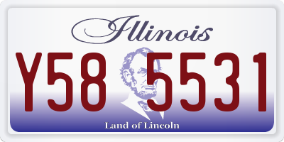 IL license plate Y585531