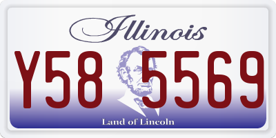 IL license plate Y585569