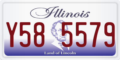 IL license plate Y585579