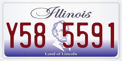 IL license plate Y585591