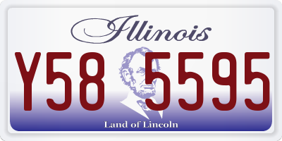 IL license plate Y585595