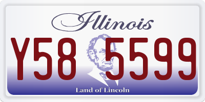 IL license plate Y585599