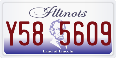 IL license plate Y585609