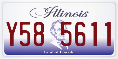 IL license plate Y585611