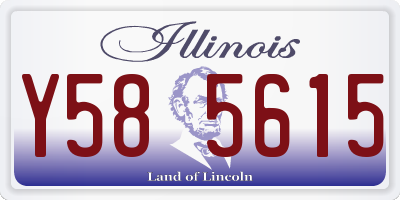 IL license plate Y585615